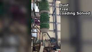 ডাস্ট ফ্রি লোডিং ছুট, বিল্ট-ইন ডাস্ট ফিল্টার টেলিস্কোপিক চুট